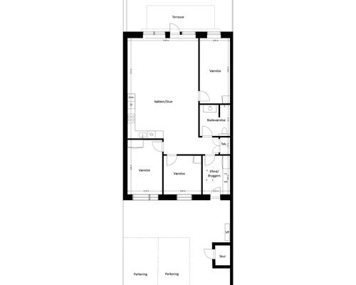 4 værelses hus i Slangerup