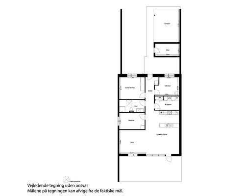4 værelses hus i Herning