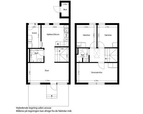 4 værelses lejlighed i Vejle