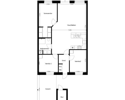 4 værelses hus i Silkeborg