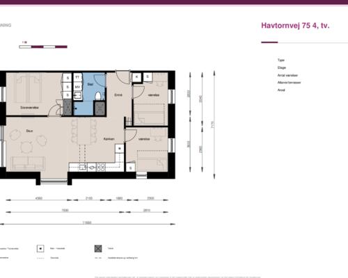 4 værelses lejlighed i Hedehusene