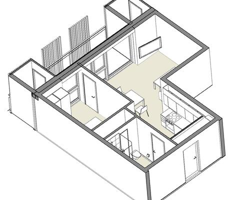 2 værelses lejlighed i Horsens