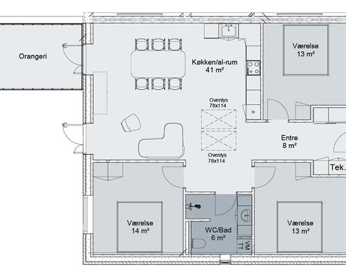 4 værelses lejlighed i Espergærde