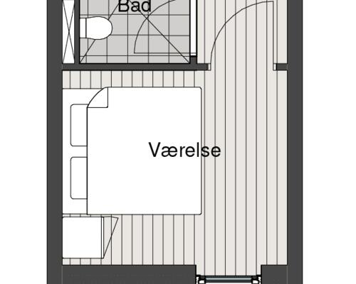2 værelses lejlighed i Århus N