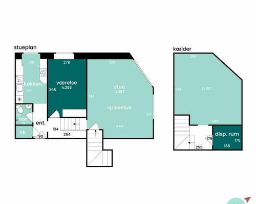 Flot og rummelig nyistandsat møbleret lejlighed | Søborg