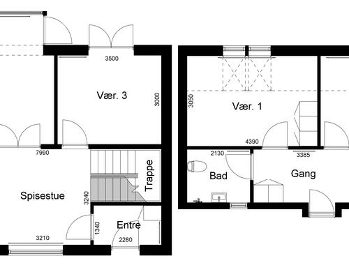4 værelses lejlighed i Kjellerup