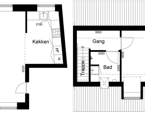 2 værelses lejlighed i Viborg