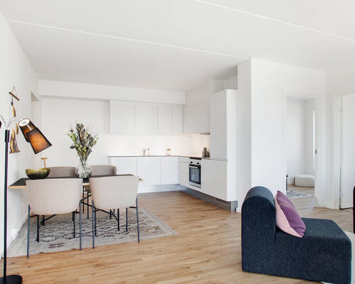 3 værelses lejlighed i København S