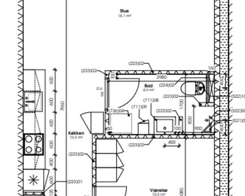 2 værelses lejlighed i Århus N