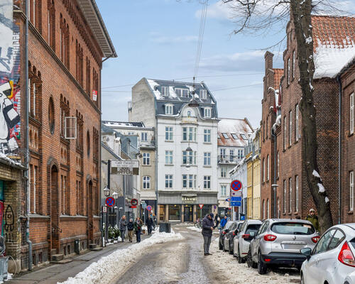 Hyggeligt møbleret byhus i Latinerkvarteret, Aarhus C