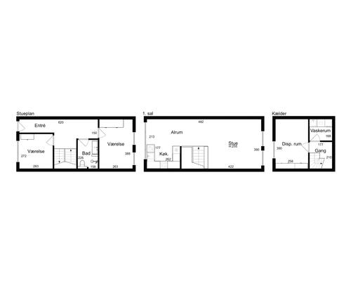 Hyggeligt møbleret byhus i Latinerkvarteret, Aarhus C