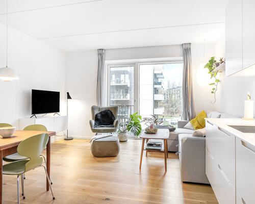 Super lejlighed med 2 terrasser + altan ☀️ Delevenlig for 3 😍<br>