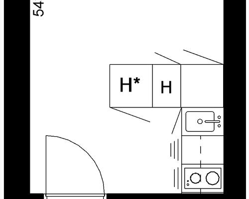 1 værelses lejlighed i Gislev