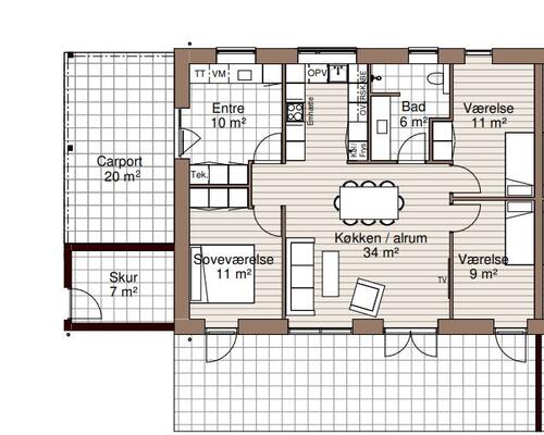 4 værelses hus i Hjørring