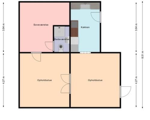 3 værelses lejlighed i Skive