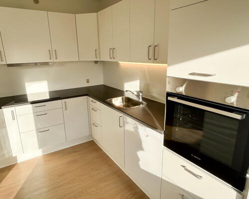 Lys og dejlig 2-værelses lejlighed med terrasse