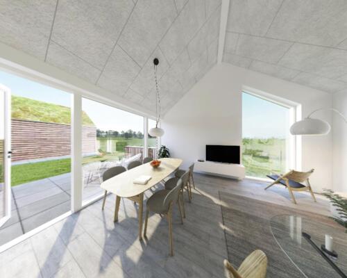 Eksklusivt rækkehuse med privat terrasse