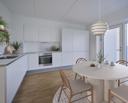 Delevenlig 3-værelses med stor altan og lav indflytningspris