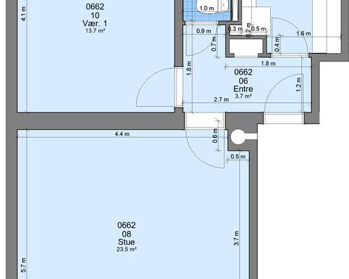 2 værelses lejlighed i Randers