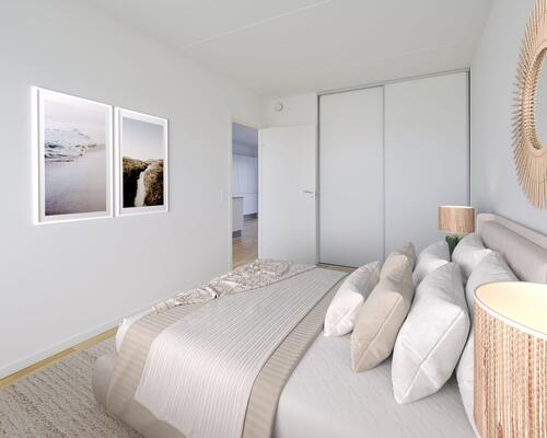 Delevenlig 3-værelses med stor altan og lav indflytningspris