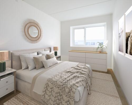 Delevenlig 3-værelses med stor altan og lav indflytningspris