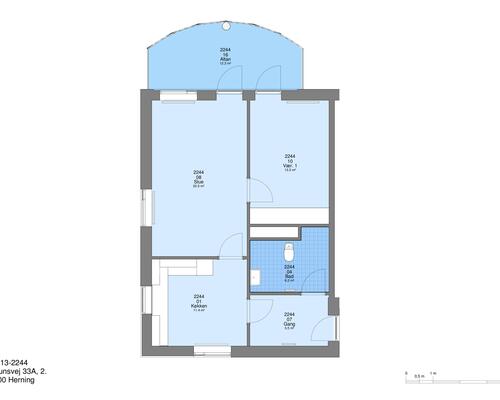 2 værelses lejlighed i Herning