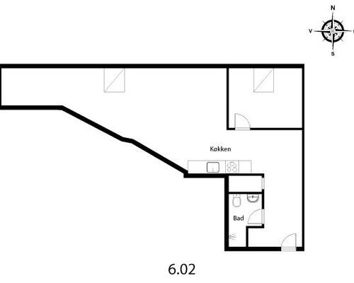 2 værelses lejlighed i Århus C