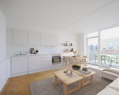 Eftertragtet 3-værelses rækkehus i 2 plan