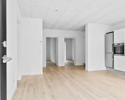 Lækker, nyrenoveret lejlighed med terrasse