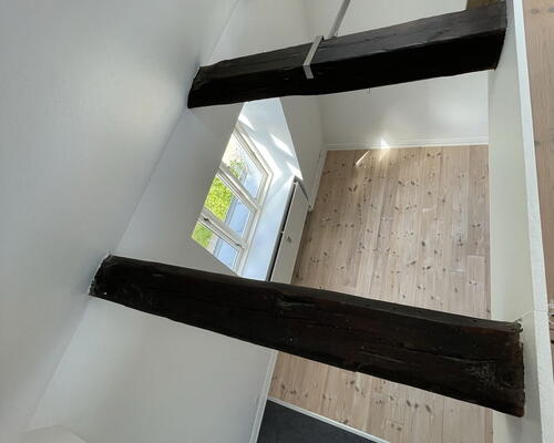 Charmerende 3-værelses i Aalborg Centrum med sydvendt altan, hems og bykig