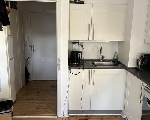 Nydelig 1. værelses lejlighed med god beliggenhed.