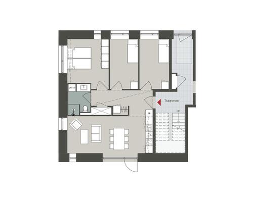 3 værelses lejlighed i Odense V