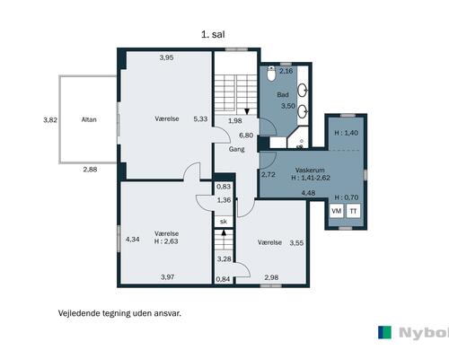 4 værelses hus i Holte