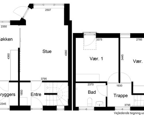 3 værelses lejlighed i Bjerringbro