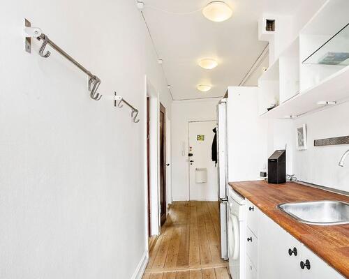 1 værelses lejlighed i Charlottenlund