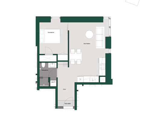 2 værelses lejlighed i Aalborg SV