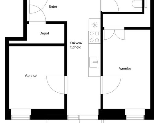 2 værelses lejlighed i Risskov