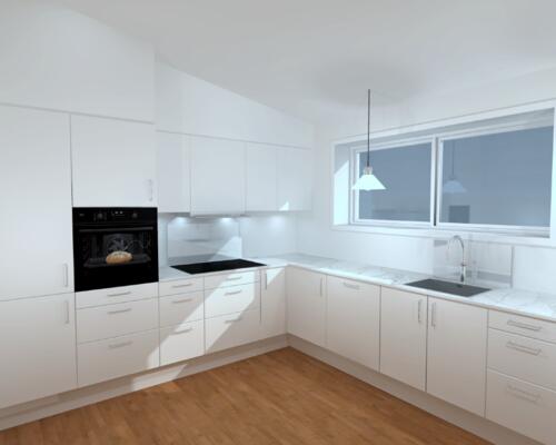 Skøn 3-værelses lejlighed ud til vandet i Skodsborg