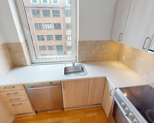 Indbydende lejlighed i hjertet af Aalborg med grønne omgivelser