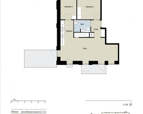 3 værelses lejlighed i Taastrup