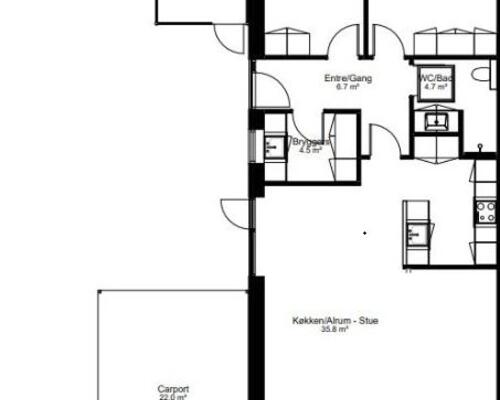 3 værelses hus i Viborg