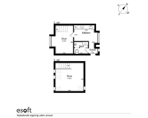 2 værelses lejlighed i Silkeborg