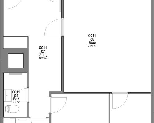 3 værelses lejlighed i Haderslev