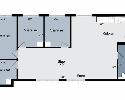 4 værelses lejlighed i Næstved