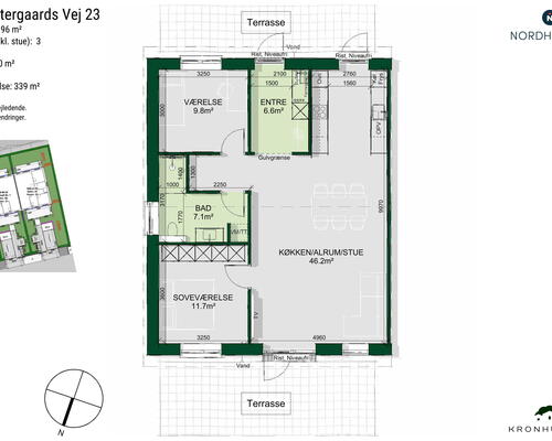 3 værelses hus i Kalundborg