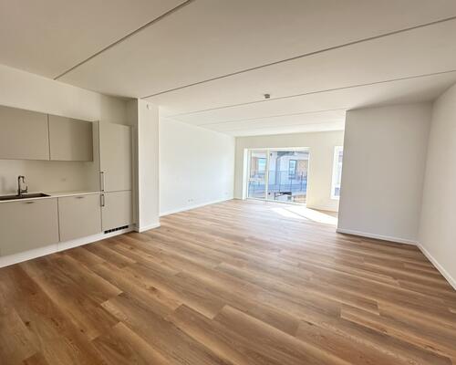 Delevenlig lejlighed med stor altan og parkudsigt