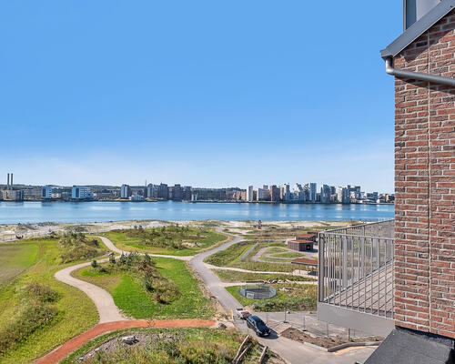 Elegant penthouse med fantastisk udsigt og skønne omgivelser