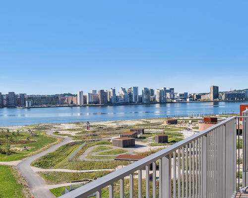 Elegant penthouse med fantastisk udsigt og skønne omgivelser