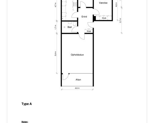 3 værelses lejlighed i Aalborg Øst