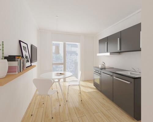 1 værelses lejlighed i København S